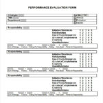 FREE 7 Sample Performance Evaluation Forms In PDF MS