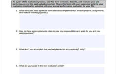 FREE 8 Employee Self Evaluation Forms In PDF MS Word