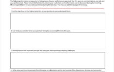 FREE 8 Employee Self Evaluation Forms In PDF MS Word