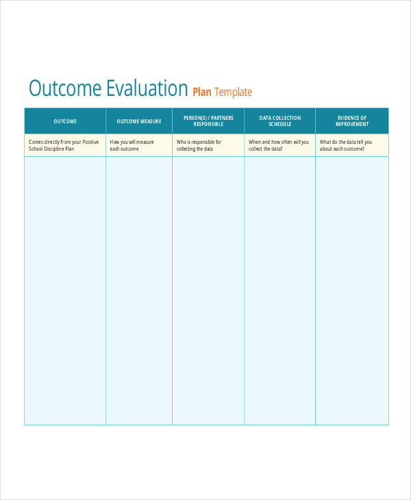 FREE 8 Evaluation Plan Examples Samples In PDF Examples