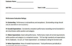 FREE 8 Sales Evaluation Forms PDF MS Word