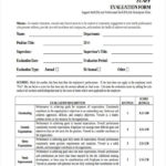 FREE 9 Annual Evaluation Forms In PDF MS Word