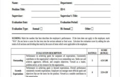 FREE 9 Annual Evaluation Forms In PDF MS Word