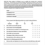 FREE 9 Conference Evaluation Forms In MS Word PDF Excel