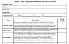 FREE 9 Employee Evaluation Forms In PDF MS Word Excel
