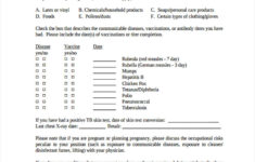 FREE 9 Employee Health Forms In PDF Ms Word