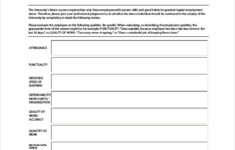 FREE 9 Sample Employee Evaluation Forms In PDF