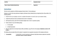 FREE 9 Sample Employee Evaluation Forms In PDF MS Word