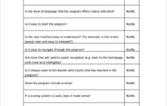 FREE 9 Software Evaluation Samples In PDF Word