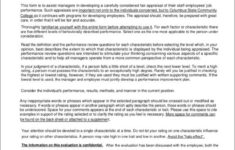 FREE Employee Performance Evaluation Goals 10 Samples