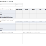 Free Feedback Form Templates Smartsheet