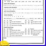 Free Preschool Assessment Form Mother Goose Time
