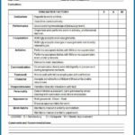 Free Printable Employee Evaluation Form Templateral