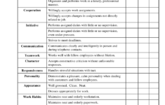 General Performance Evaluation Form Download Printable PDF