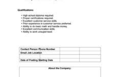 Hotel Front Desk Staff Job Description Printable Pdf Download