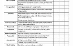 Image Result For Employee Performance Evaluation Form Free