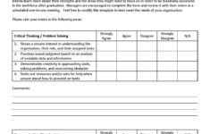 Intern Performance Evaluation Template Manager Version