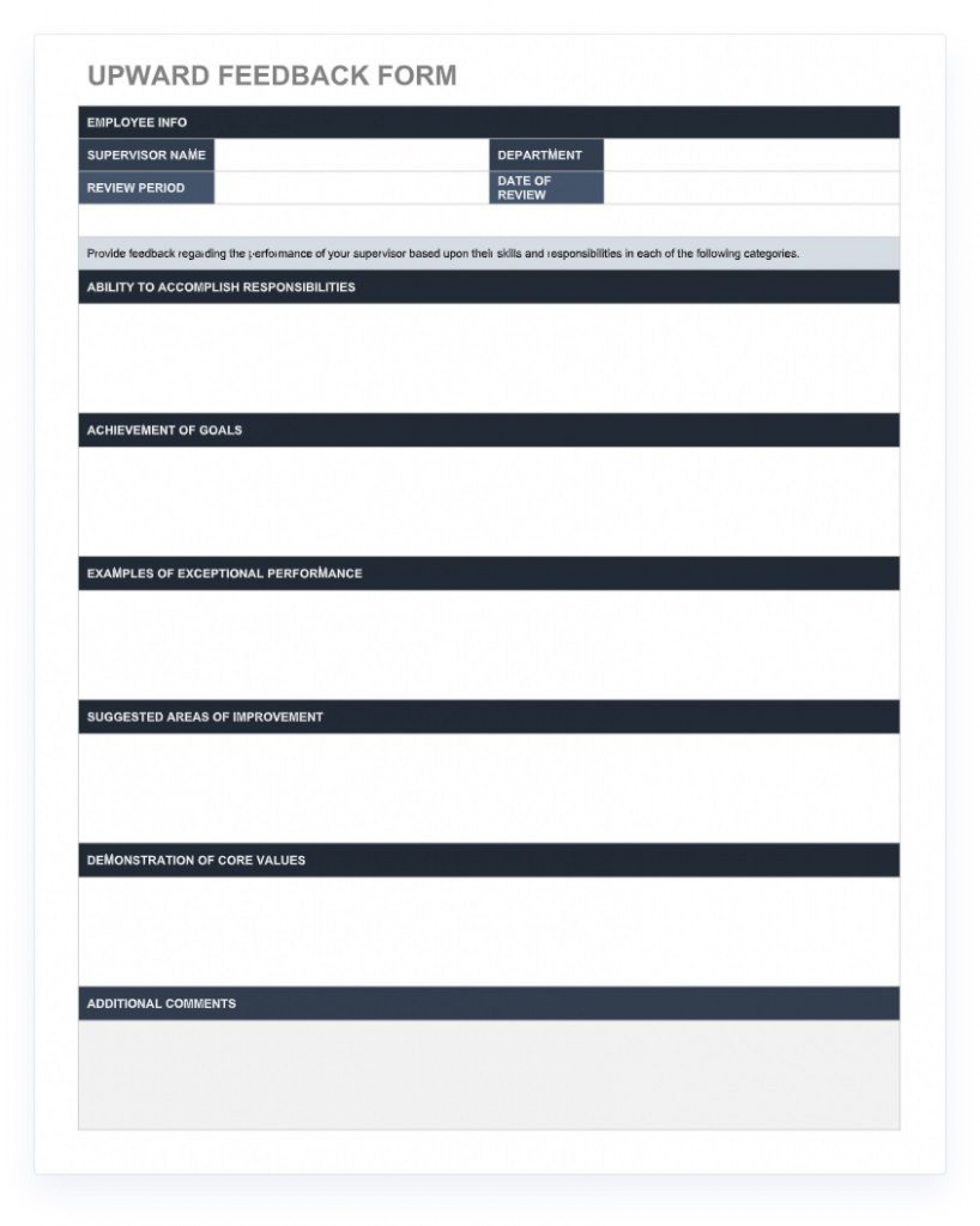 Mid Year Review Templates Addictionary