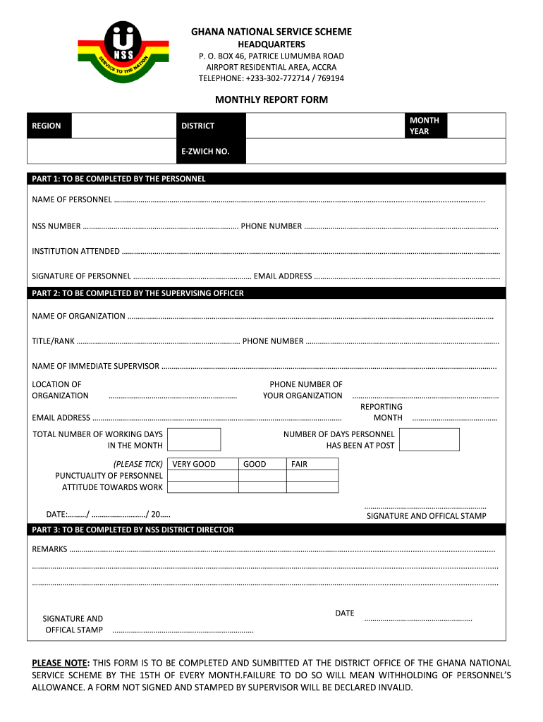 Nss Allowance Form Fill Online Printable Fillable 