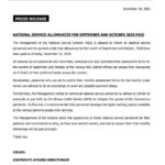 NSS Pays Allowances For September And October 2020 GH