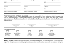 Performance Appraisal Form Filled Sample Pdf Fill Out