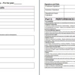 Performance Appraisal Form Performance Appraisal