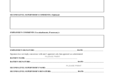 Performance appraisal form505 Performance Appraisal