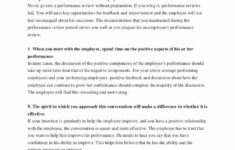 Poor Performance Review Samples In 2020 Evaluation
