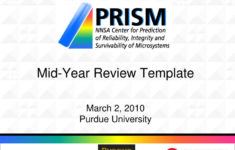 PPT Mid Year Review Template March 2 2010 Purdue