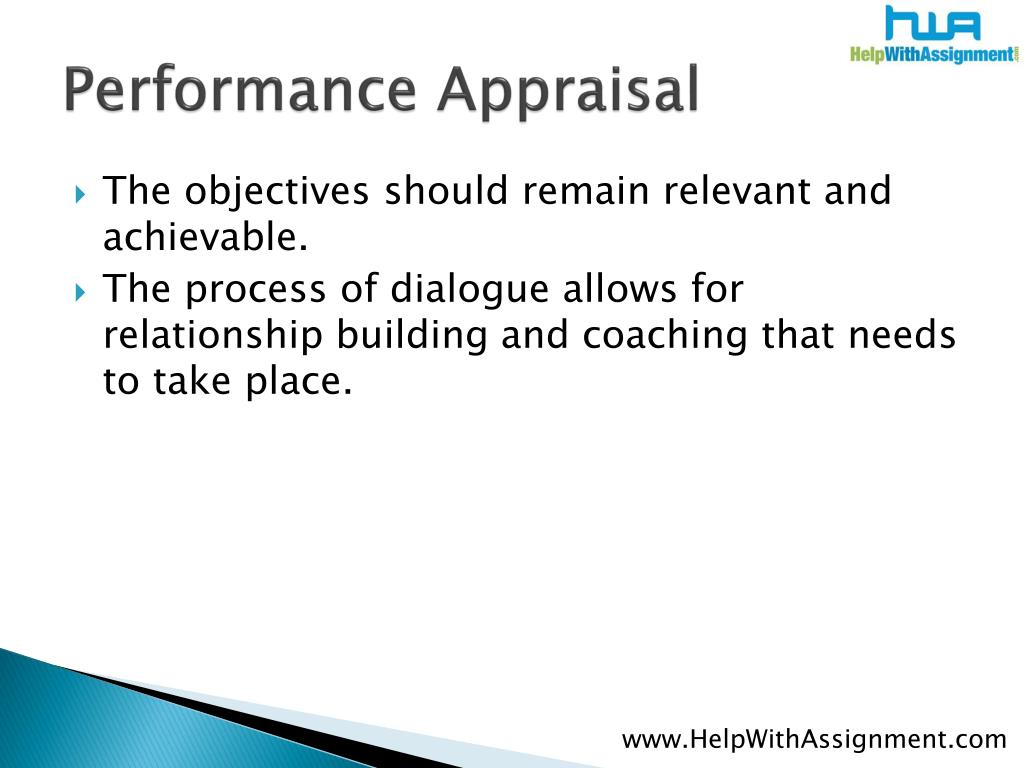 PPT Performance Appraisal In Human Resources From HWA 