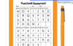 Preschool Assessment Forms Preschool Assessment Forms