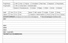 Psychiatric Evaluation Form California Free Download