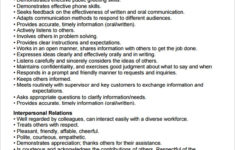 Receptionist Performance Review Phrases VolvoReview