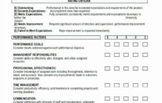 Sample Annual Performance Review Luxury Annual Employee