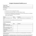 SEC Assessments And Questionnaires Caregiver Assessment