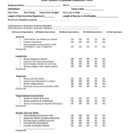 Student Employee Evaluation Form In Word And Pdf Formats