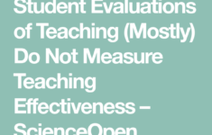 Student Evaluations Of Teaching Mostly Do Not Measure