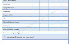 Supervisor Feedback Form Supervisor Feedback Examples