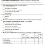 Training Feedback Form For Employees What Makes Training