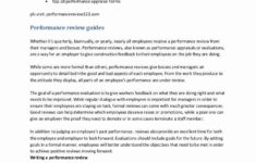 Work Performance Examples Best Of Employee Performance
